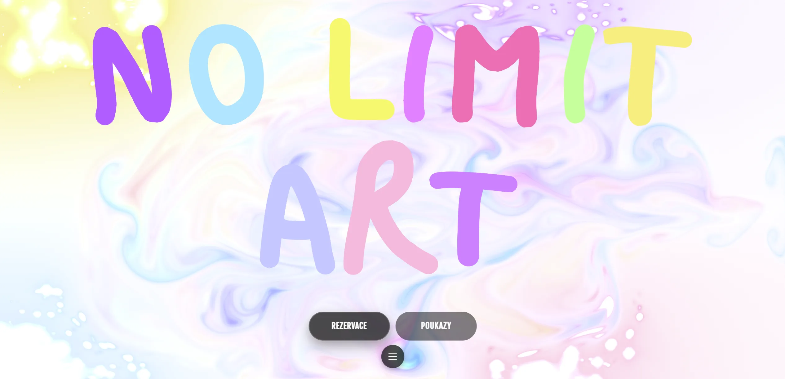 No Limit Art – web zážitkového art studia v Brně s rezervačním systémem a prodejem voucherů